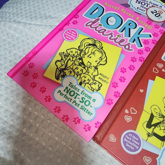 DORK DIARIES EUC SET OF 6 HARDBACK RACHEL RENE BOOK SERIES SET 0 - Picture 7 of 7